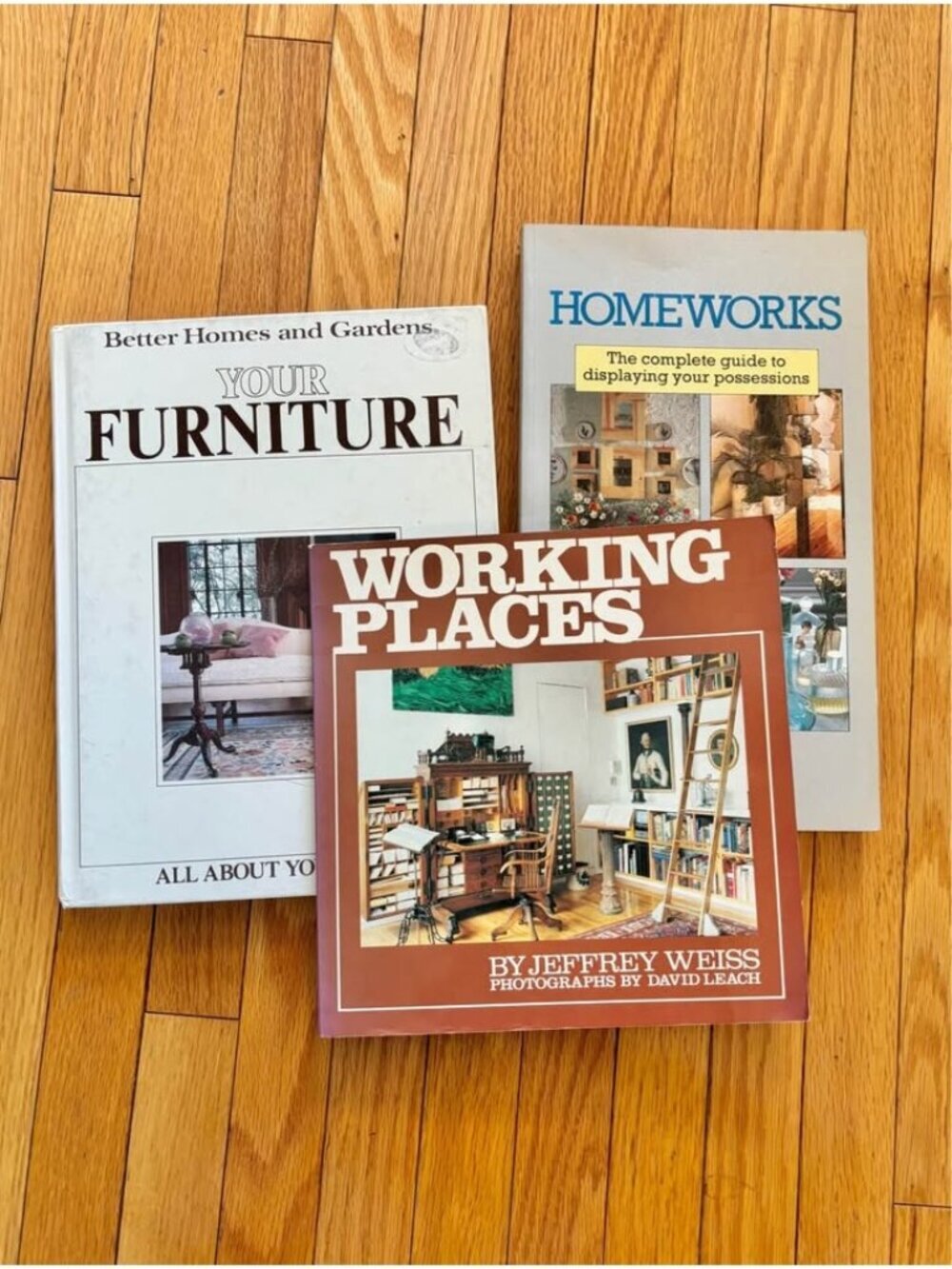 Vintage Home Decor Book Bundle - 3 Coffee Table Books